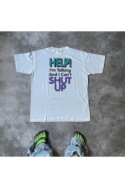 Bengi Clothing تي شيرت مطبوع بأكمام قصيرة وقصة كبيرة الحجم