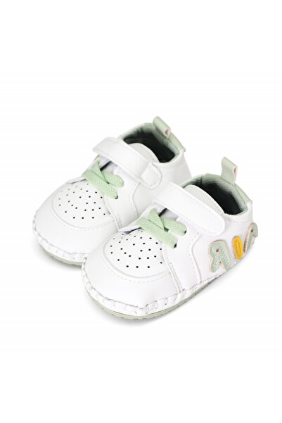 Superbaby Λευκά πάνινα παπούτσια για αγόρια - Air