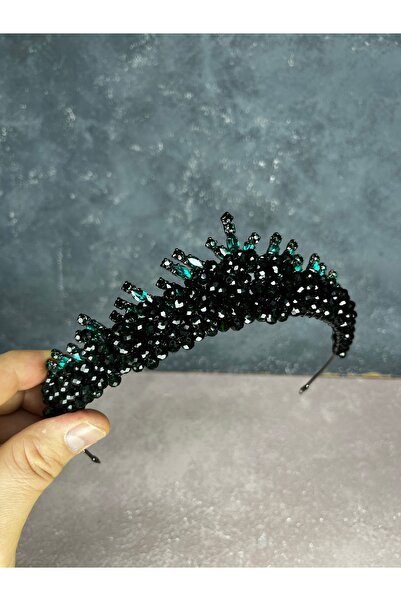 ESPEREST إكسسوار الزفاف على شكل تاج الحناء المزخرف بالخرز من Edis