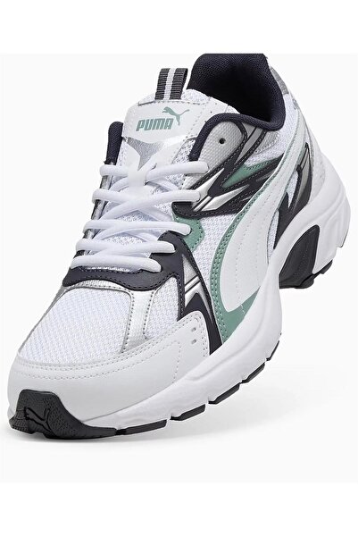 Puma 392322   13 Milenio Tech White-Green-Grey Men's Sports Shoes