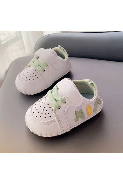 Superbaby Adidasi albi pentru baietei - Air