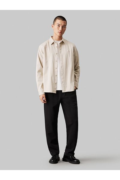 Calvin Klein Men Black Textered Hwk Track Pants