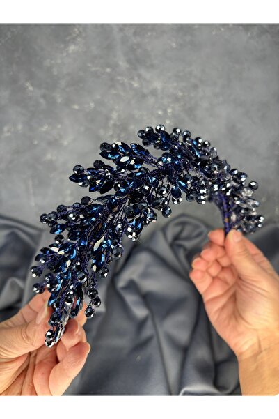 ESPEREST Tiara de mireasă cu mărgele fine Elisa, turban și accesoriu pentru păr