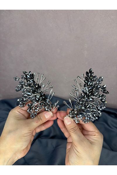 Hayalperest boncuk Selis Two-Way Bridal Henna Crown