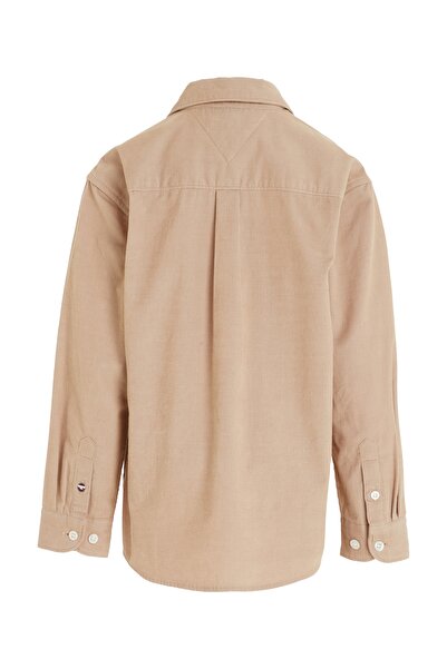 Tommy Hilfiger Boys Cream Corduroy Shirt