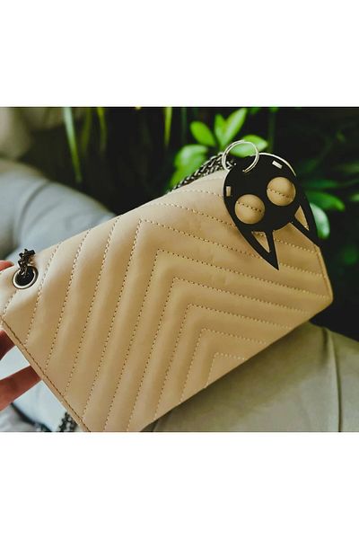 NEMOPHİLA Cat Shaped Metal Defense Keychain Unbreakable Effective for Close Defense for Lover for Mother for Friend