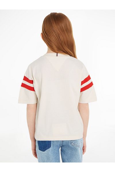 Tommy Hilfiger Girls Calico Monotype Varsity T-Shirt