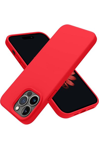 Generic غطاء سيليكون متوافق مع iPhone 14 Pro Max 6.7 بوصة، ملائم للغاية مع حماية كاملة للجسم