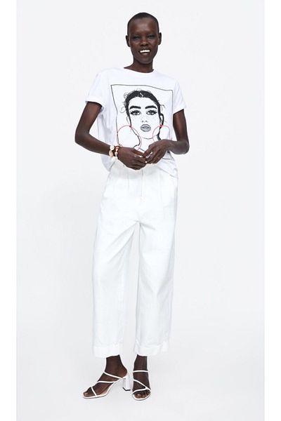 Bengi Clothing Μπλουζάκι με κοντό μανίκι με στάμπα