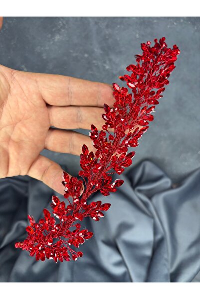 Hayalperest boncuk Laurel Bridal Crown Modern Accessory for Hair and Turban