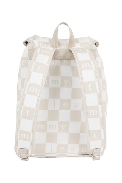 Tommy Hilfiger Unisex Ancient White Flap Backpack