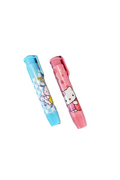 ada çanta kırtasiye Guma de șters cu rolă automată cu apăsare, cu figurină de...