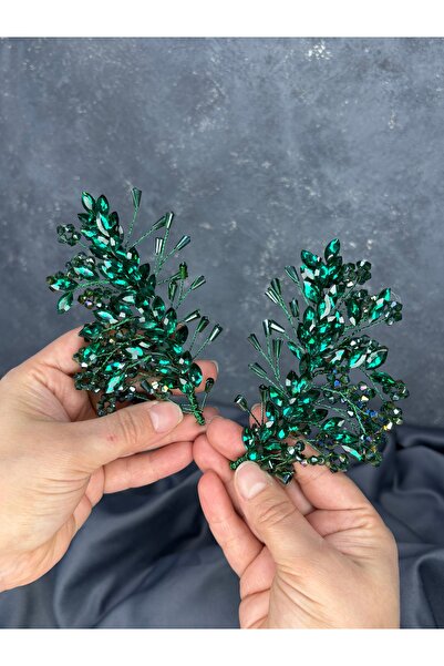 ESPEREST Selis İki Yönlü Kullanılabilen Gelin Kına Tacı