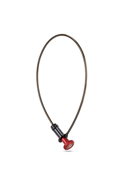 Choice Red Bike Lock Mountain Bike Road Bike Hidden Steel Cable Lock Portable Helmet Lock Key Lock Anti-the