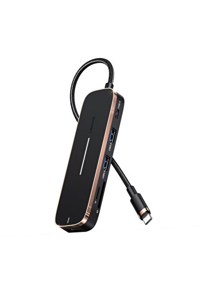 sipariş vakti USAMS Adapter HUB 2xUSB + USB-C + HDMI + Micro SD+SD