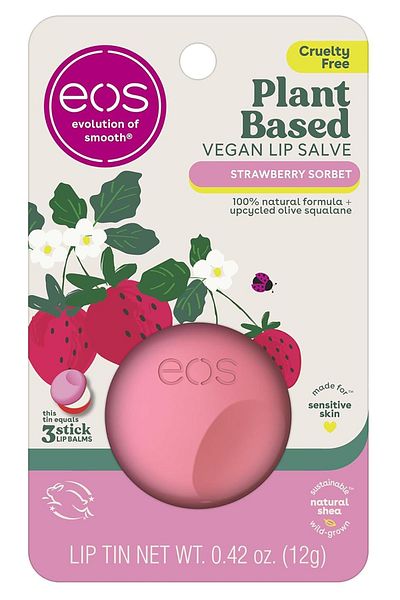 Eos Strawberry Sorbet Herbal Vegan Lip Balm 12Gr