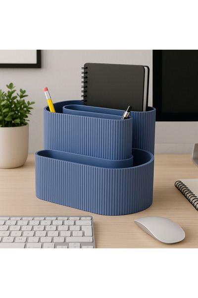 TASARIMTECH حامل/منظم القلم ذو الطبقات المعيارية