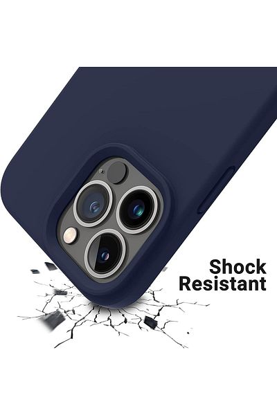 Generic Silicone Cover Compatible with iPhone 14 Pro Max 6.7 " , Ultra Slim Fit with Full Body Protection