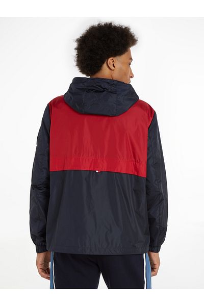 Tommy Hilfiger Men Desert Sky Packable Colourblock Hooded Jacket