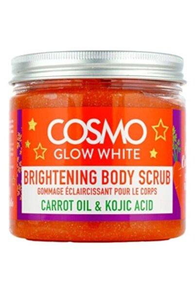 Cosmo - جلو وايت - مقشر للجسم بزيت الجزر وحمض الكوجيك، 475 مل