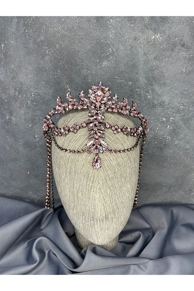 Hayalperest boncuk Dangle Forehead Almeda Bridal Henna Crown