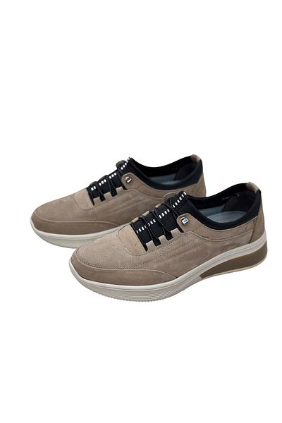 erenimstore Genuine Leather Men's Black Orthopedic Shoes