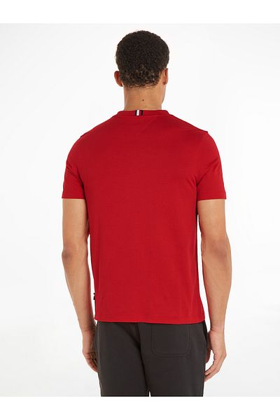 Tommy Hilfiger Tommy Hilfiger Men Red Short Sleeve T-Shirt