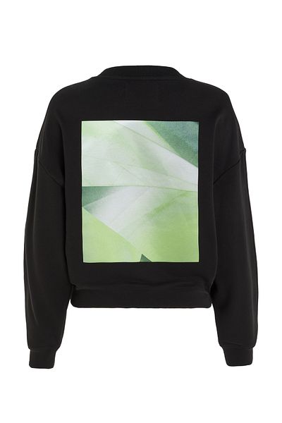 Calvin Klein Calvin Klein Women Black Illuminated Graphic Sweatshirt