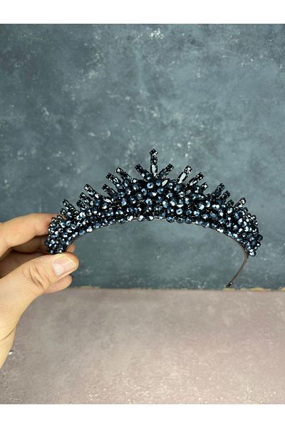 Hayalperest boncuk Edis Bead Embroidered Bridal Henna Crown