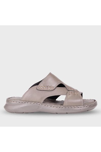 Forelli 40501-g Gray Men's Genuine Leather Slippers