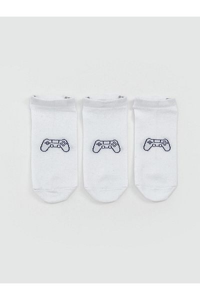 LC Waikiki Lcw Eco Patterned Boy Booties Socks 3-Piece (S5)