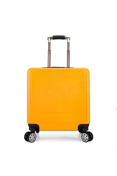 ABYZ Cărucior de călătorie pentru copii model Easy Trip personalizabil 48x38x24 cm 360 roți culoare galbenă ABYZ™