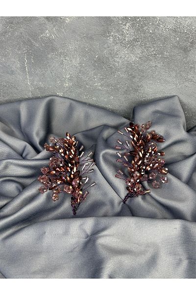 Hayalperest boncuk Selis Double Sided Bridal Henna Crown Hair Accessory