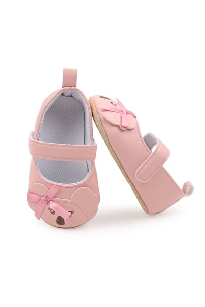 HANNA Pentru bebelusi Pantofiori roz pentru fetite - Sweety teddy