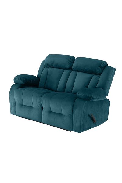 Lazy Vibes MNZ5 | Velvet Double ReclinerChair 159x77x104 cm - Dark Turquoise