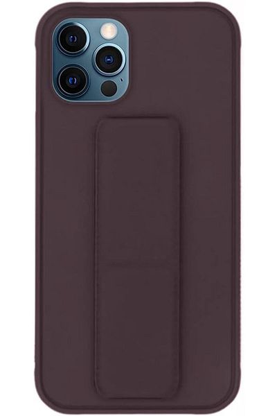 Generic Case Cover For iPhone 14 Pro Max with Magnetic Stand & Holder, Premium Silicone Hand Strap and Grip
