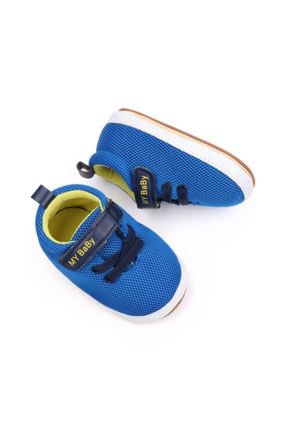 Superbaby Pantofiori sport albastri pentru bebelusi