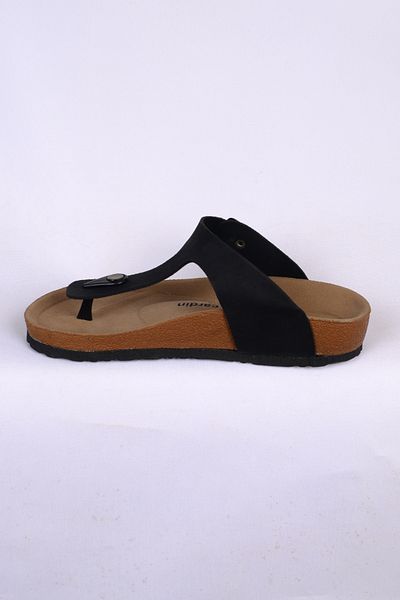 Pierre Cardin 7548 Black Women's Flip Flops Slippers