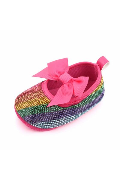 Superbaby Girls' shoes with rhinestones - Rainbow