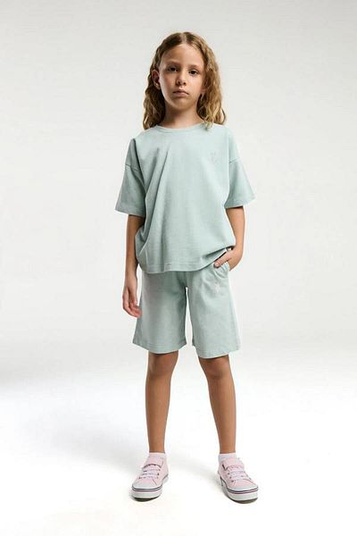 U.S. Polo Assn. Kids U.S Polo Us2089-G Girl's Bermuda Suit
