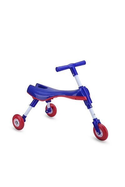 lovely baby Toddler 3-Wheel Folding Ride-On Toy No Assembly Required Baby Walking Tricycle EVA/Urethane Wheels