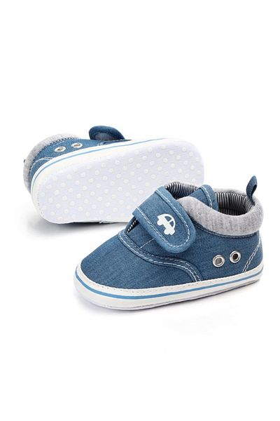 Superbaby Pantofiori baietei bleu - Masinuta