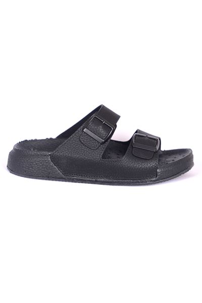 Pierre Cardin 7408 Men's Orthopedic Daily Black Slippers