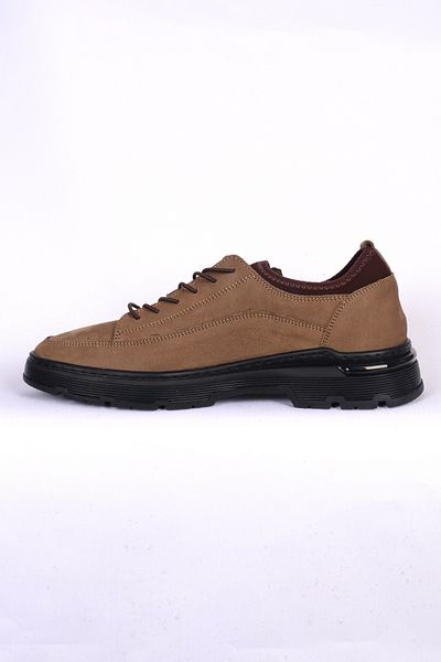 Bulldozer 250023 Lace-Up Orthopedic Sole Mink Men's Winter Shoes