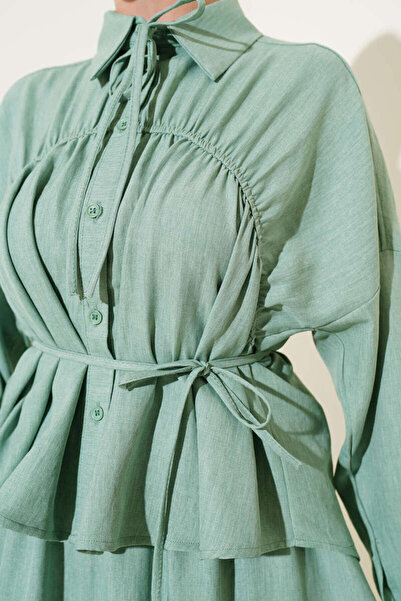 VOLT CLOTHİNG Női blúz összegyűjtött szoknyával, dupla szett