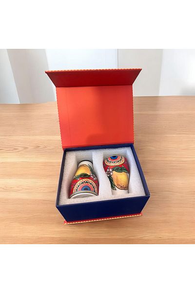 618 CONCEPT Porcelain Citrus Salt Shaker Pepper Shaker 4,5X8 cm