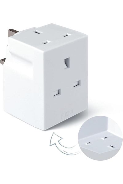 Generic ADMORE 13A 3-WAY Universal Multi Adaptor PC NV510 - Convenient Power Solution for Home and Office