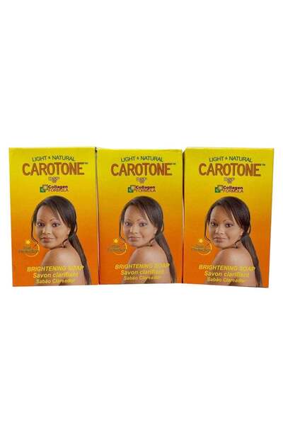 Carotone مجموعة صابون تفتيح البشرة من 3 قطع