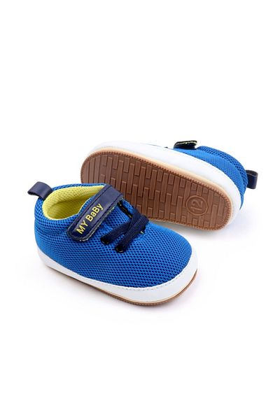 Superbaby Pantofiori sport albastri pentru bebelusi
