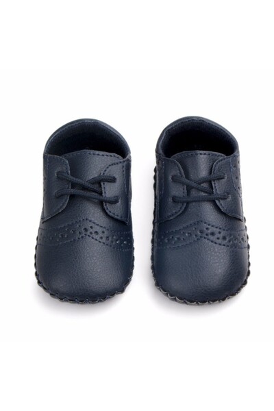 Superbaby Pantofiori bleumarin eleganti baietei